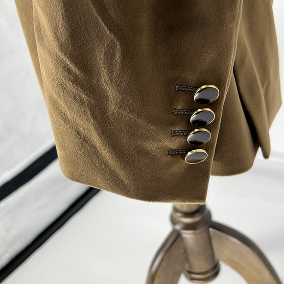 Men's Double-Breasted Brown Blazer - Picture 4 of 13